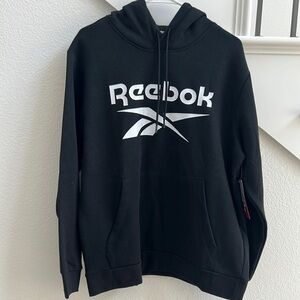 Reebok Men's Black Hoodie Sweater